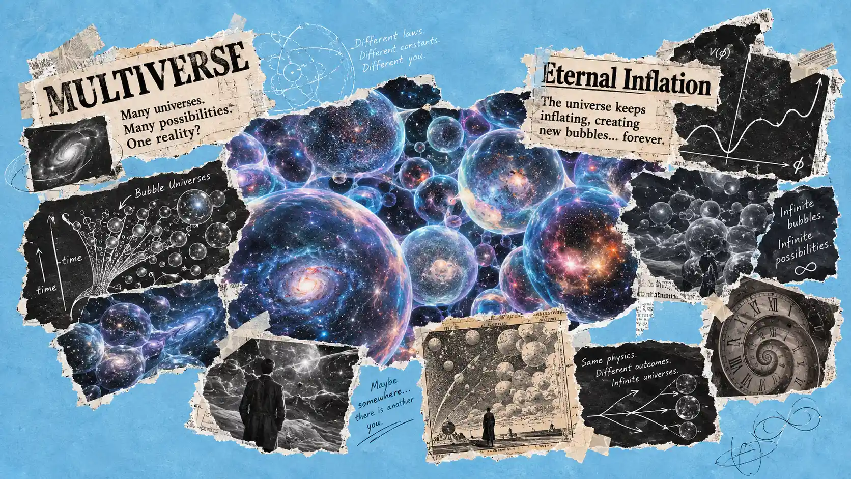 Inflasi Abadi dan Paradoks Multiverse: Apakah Semesta Kita Hanyalah Satu Gelembung Tanpa Akhir?